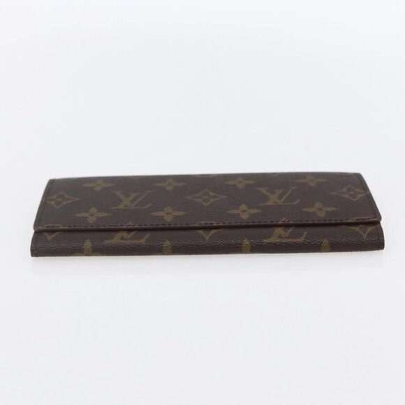 AUTHENTIC LOUIS VUITTON Monogram Porte Yen 3 Credit Long Wallet bst288-120625 - Picture 6 of 15